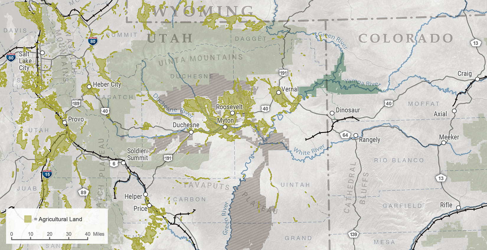 Oil and Gas map